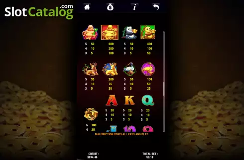 Скрин9. Lucky Wealth (Slot Factory) слот