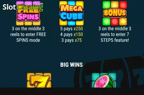 Скрин6. Mega Cube слот