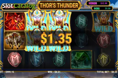 Скрин3. Thor's Thunder (Slot Factory) слот