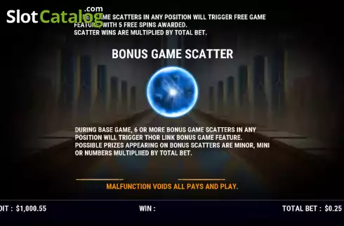Скрин7. Thor's Thunder (Slot Factory) слот