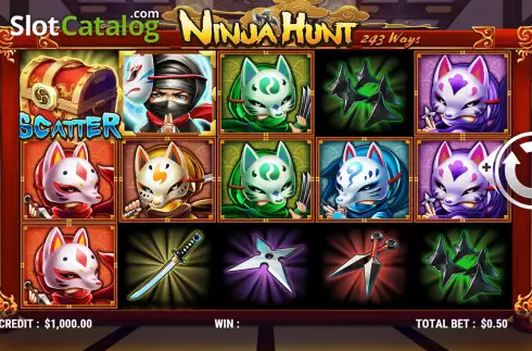 Скрин2. Ninja Hunt слот