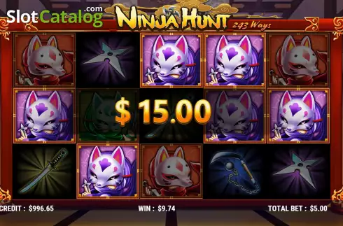 Скрин4. Ninja Hunt слот