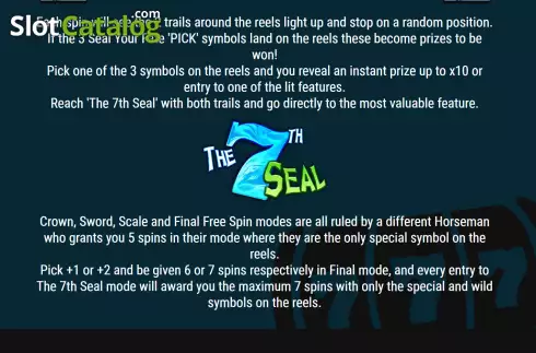 Скрин9. The 7th Seal слот