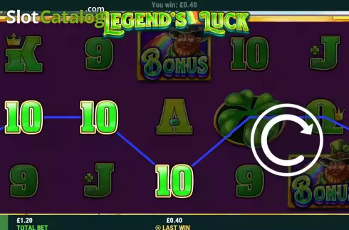 Скрин3. Legends Luck слот