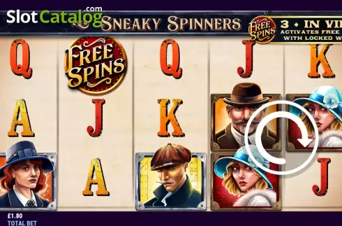 Скрин2. Sneaky Spinners слот