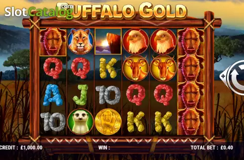 Скрин2. Buffalo Gold слот