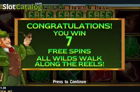 Скрин5. Shamrock Holmes Walking Wilds слот