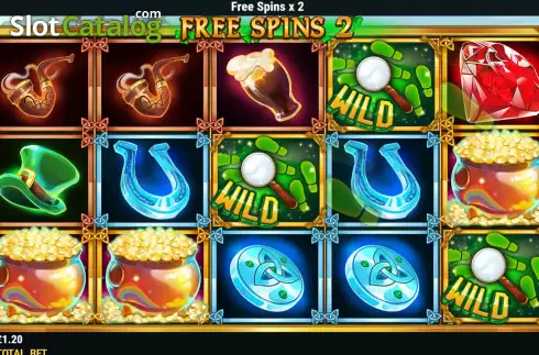 Скрин7. Shamrock Holmes Walking Wilds слот