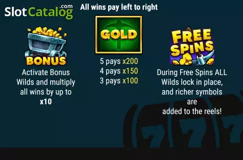 Скрин9. Wild Gold (Slot Factory) слот