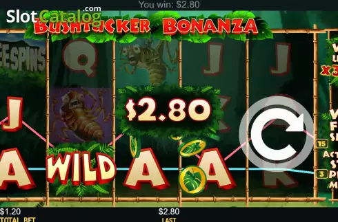 Скрин3. Bushtucker Bonanza слот