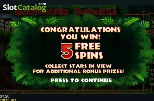 Скрин5. Bushtucker Bonanza слот