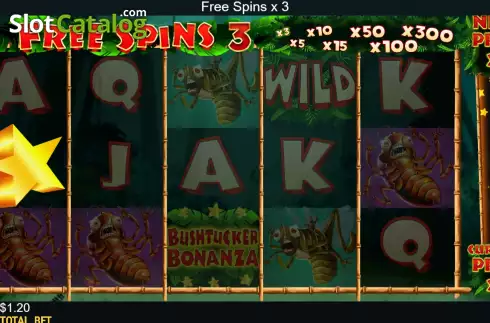 Скрин7. Bushtucker Bonanza слот