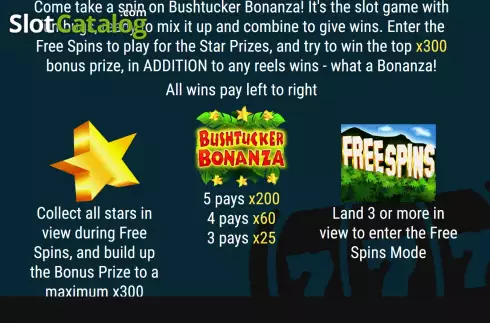Скрин9. Bushtucker Bonanza слот
