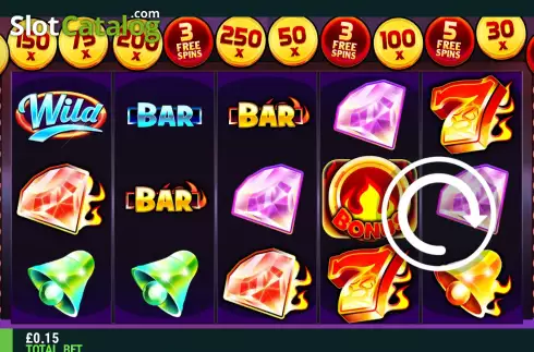 Скрин2. Flamin Casino слот