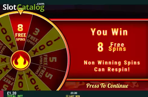 Скрин6. Flamin Casino слот