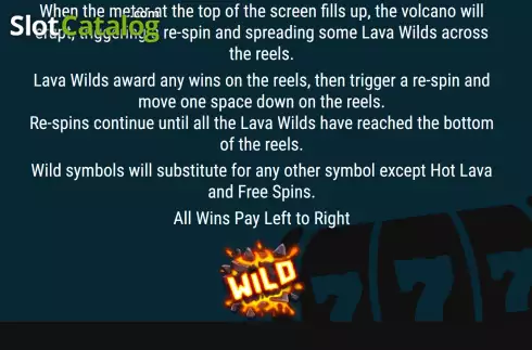 Скрин8. Wild Volcano (Slot Factory) слот