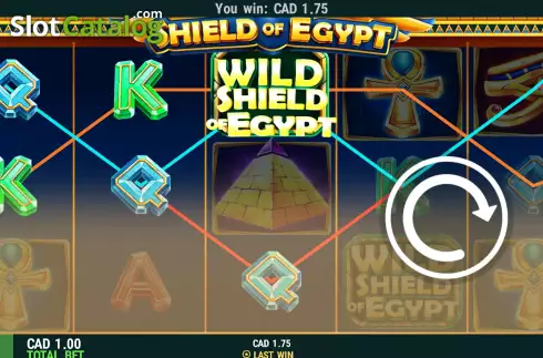 Скрин3. Shield of Egypt слот
