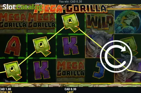 Скрин3. Mega Gorilla слот