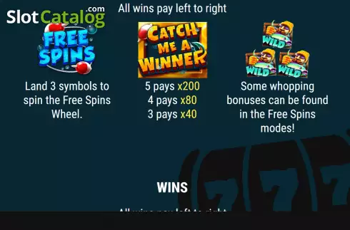 Скрин9. Catch Me A Winner слот
