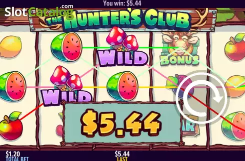 Скрин3. The Hunter's Club слот