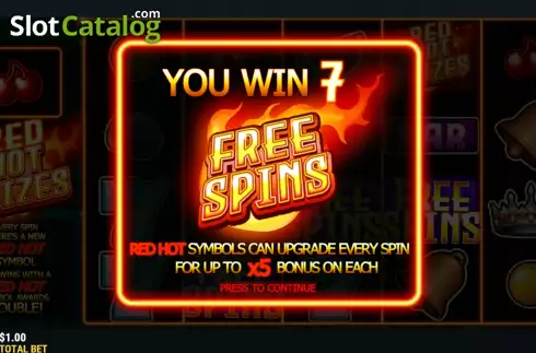 Скрин5. Red Hot Prizes слот