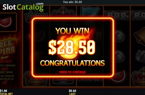 Скрин8. Red Hot Prizes слот