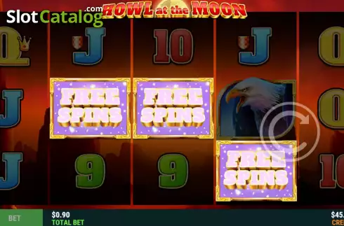 Скрин4. Howl at the Moon слот