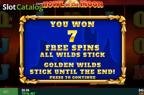Скрин5. Howl at the Moon слот
