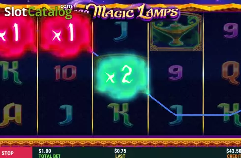Скрин6. Mega Magic Lamps слот