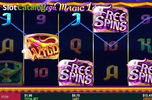 Скрин8. Mega Magic Lamps слот