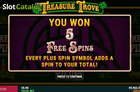 Скрин9. Treasure Trove (Slot Factory) слот