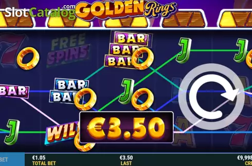 Скрин3. Golden Rings слот