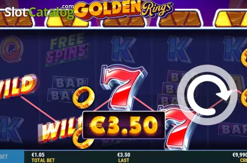 Скрин4. Golden Rings слот