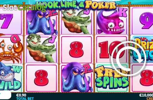 Скрин2. Hook, Line & Poker слот