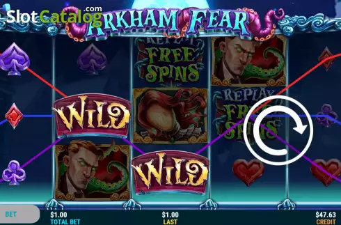 Скрин3. Arkham Fear слот