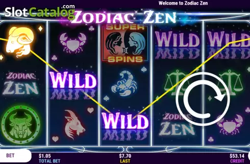 Скрин3. Zodiac Zen слот