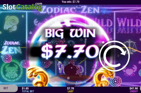 Скрин4. Zodiac Zen слот