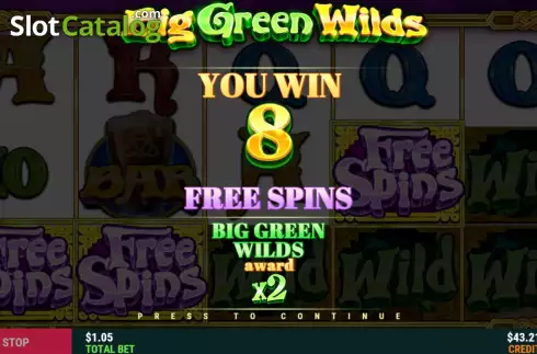 Скрин7. Big Green Wilds слот