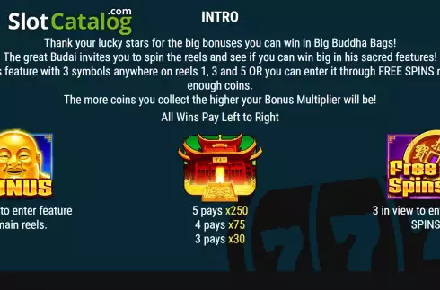 Скрин5. Big Buddha Bags слот