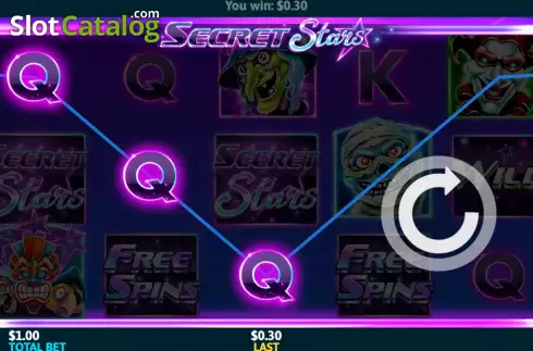 Скрин3. Secret Stars слот