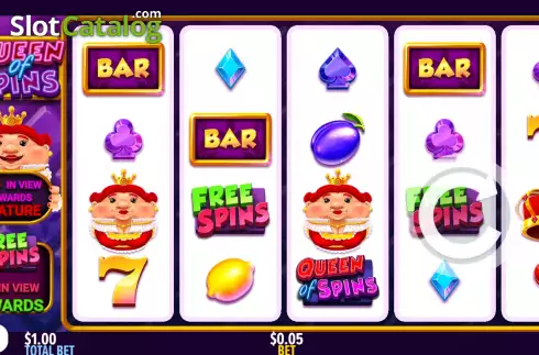 Скрин2. Queen of Spins слот