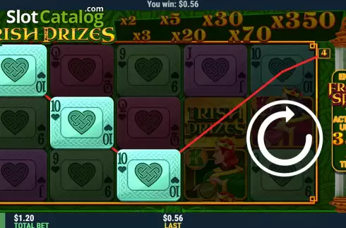 Скрин3. Irish Prizes слот