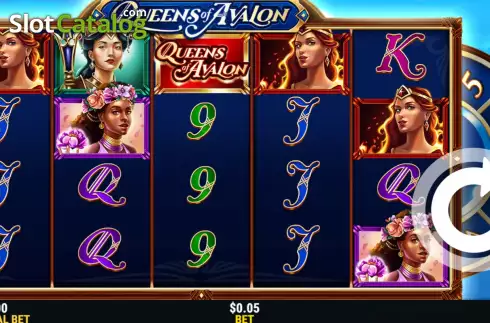 Скрин2. Queens of Avalon слот