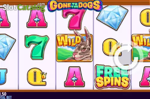 Скрин2. Gone to the Dogs слот