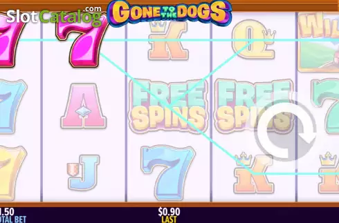 Скрин3. Gone to the Dogs слот