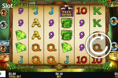 Скрин2. Pots O' Gold Bonanza слот