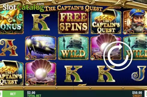 Скрин2. The Captain's Quest слот