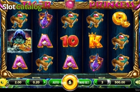 Скрин2. Tiger Princess слот
