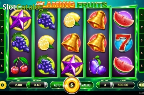 Скрин2. Flaming Fruits (SlotVision) слот