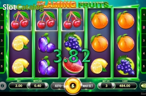 Скрин3. Flaming Fruits (SlotVision) слот